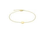 Armband Liebeskind Berlin "Schmuck Geschenk Gold 375 Armkette Gold Collection", Gold (Gelbgoldfarben), ArmbäNder, Damen, 18,5Cm, Gelbgold 375, Armband, Mit Zirkonia (Synth.)