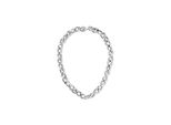 Edelstahlkette Calvin Klein "Sculptured Drops", Edelstahlfarben, Halsketten, Damen, Edelstahl, L: 52,5 B: 12Mm, Edelstahlkette, B:12Mm