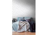 Fototapete Living Walls "Wallpanel Tapete Wandpaneele Motivtapete BlüMchen Natur", Beige (Creme,Grau,Blau), B:1,59M H:0,02M L:2,8M, Vlies, Tapeten, Vliestapete Landhaus FüR Schlafzimmer KüChe Wohnzimmer Wandpaneele