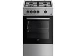 Beko FSG52020FX Küchenherd Freistehender Herd Gaskochfeld Inox