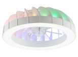 Brilliant Fanora LED Deckenleuchte 46cm mit Ventilator 30W Weiß Ventilator, Nachtlicht, Timer G81080/05