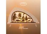 Led Lichterbogen Weigla "Rotwild, Holz Schwibbogen, Dekoleuchte, Herbstdeko, Made In Germany", Beige (Natur, Braun), B:52Cm H:32Cm T:6Cm, Holzwerkstoff, SchwibböGen, Erzgebirge Garantiert, Weihnachtsdeko Innen, Weihnachtsbeleuchtung