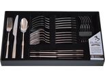 Besteck-Set Pintinox "Iris", Silber (Edelstahlfarben), 24 Stk., Edelstahl 18/10, Essbesteck-Sets, SpüLmaschinengeeignet