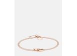 Armband Liebeskind Berlin "Schmuck Geschenk Edelstahl Armkette Festive Mini Link", Rosa (RoséGoldfarben), ArmbäNder, Damen, 20Cm, Edelstahl, Armband