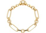 Armband Leonardo "Mathilde Clip&Mix", Gold (Gelbgoldfarben), ArmbäNder, Damen, 18,5Cm, Edelstahl, Armband