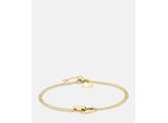 Armband Liebeskind Berlin "Schmuck Geschenk Edelstahl Armkette Festive Mini Link", Gold (Gelbgoldfarben), ArmbäNder, Damen, 20Cm, Edelstahl, Armband