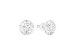 Paar Ohrstecker Amor "2024145", Silber (Silberfarben,Weiß, Kristallweiß), Ohrringe, Damen, Silber 925 (Sterlingsilber), Mit Zirkonia (Synth.)