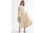 Midikleid Mit GüRtel Und Hemdkragen