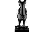 Tierfigur Casablanca By Gilde "Skulptur Frosch Schwarz", Schwarz, B:32Cm H:68Cm T:30Cm, Kunstharz, Dekofiguren