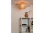 Good & Mojo Deckenleuchte "Maui", Beige (Natur), 1, Ø 70Cm H: 32Cm, Leuchten, Deckenleuchte