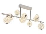Globo Lighting Deckenleuchte "Virina", Verchromt, H: 45Cm, 1 Stk., Leuchten, Deckenlampe Wohnzimmer-Leuchte Schlafzimmer-Leuchte Flur KüChe, Deckenleuchte
