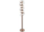 Näve LED Stehlampe "Belleza", Silber (Silberfarben), 1, Ø 22Cm H: 140Cm, 1 Stk., Leuchten, Flurleuchte Warmweiß, H: 140Cm, 27W, Silberfarben, IP20, Dimmbar, LED Stehlampe