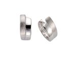 Paar Creolen Firetti "Schmuck Geschenk Silber 925 Ohrschmuck GläNzend", Silber (Silberfarben), Ohrringe, Damen, 14Mm, Silber 925 (Sterlingsilber)