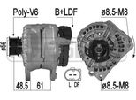 ERA 209215A Lichtmaschine Generator LiMa 70A 14V für VW Golf IV Schrägheck (1J1) Golf V Schrägheck (1K1) POLO (9N) GOLF PLUS (5M1, 521) GOLF III (1H1)