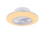 Novel Deckenventilator, Metall, Kunststoff, 22 cm, Fernbedienung, Farbtemperaturwechsler, Freizeit, Heizen & Kühlen, Ventilatoren, Deckenventilatoren
