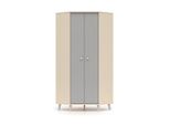 Schrank 2 TüRen Alycia Beige - Grau - Holzeffekt