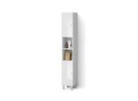 Badschrank Fucino Weiß Hochglanz 30 X 190 Cm