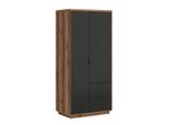 Schrank 2 TüRen Sven Schwarz Und Holz