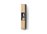Badschrank Fucino Anthrazit/Goldkraft Eiche 30 X 190 Cm