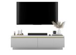 TV-SCHRANK Selene 140 Cm Weiß Matt Glamour