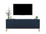 TV-SCHRANK Elpis Marineblau Matt Mit Metallrahmen 150 Cm