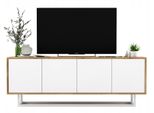 TV-SCHRANK Apollo2 Eiche Wotan Weiß Matt 150/53/35 Cm