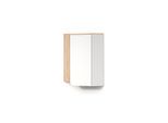 Badschrank Marano Sonoma/Weiß 42.4 X 75 Cm Mit TüR Und Offenen FäChern