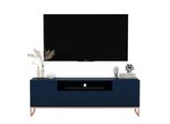 TV-SCHRANK Elpis2 Marineblau Matt Mit Metallrahmen 150 Cm