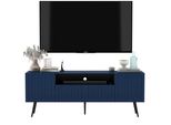 TV-SCHRANK Elpis Marineblau Matt Mit Metallbeine Glamour 150 Cm
