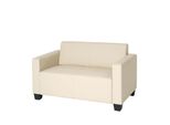 2-SITZER-SOFA Cremeweiß