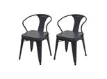 Esszimmerstuhl H10D Grau 2Er-Set