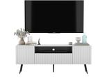 TV-SCHRANK Elpis Weiß Matt Mit Metallbeine Glamour 150 Cm