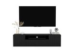 TV-SCHRANK Elpis2 Schwarz Matt Glamour 150 Cm