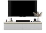 TV-SCHRANK Selene Weiß Matt Glamour 140 Cm