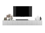 TV-LOWBOARD 2-Er Set Elpis Weiß Matt Glamour 150 Cm