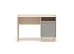 Schreibtisch Alycia Beige - Grau - Holzeffekt