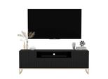 TV-SCHRANK Elpis2 Schwarz Matt Mit Metallrahmen 150 Cm