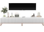 TV-LOWBOARD 2-Er Set Elpis Weiß Matt Glamour 110 Cm