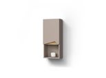 Badschrank Timavo Greige 30 X 67 Cm Mit TüR Und Offenem Fach
