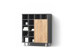 Badschrank Fucino Anthrazit/Goldkraft Eiche 78.4 X 91.6 Cm