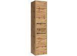Badezimmerschrank Etna Mit 2 TüRen Eiche - 30 X 35 X 130 Cm