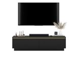 TV-SCHRANK Selene Schwarz Matt 140 Cm Glamour