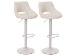 Barhocker Weiß 2Er-Set