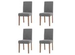 Esszimmerstuhl Grau 4Er-Set