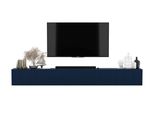TV-LOWBOARD 2-Er Set Elpis Marineblau Matt Glamour 150 Cm
