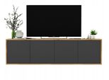 TV-SCHRANK Apollo2 Eiche Wotan Graphit Matt 150 Cm