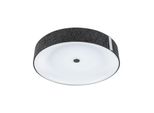 Paulmann LED Deckenleuchte "Malika 2700K 2300Lm 230V 29W Anthrazit", Grau (Anthrazit), 1, Ø 40,2Cm H: 10,7Cm, 1 Stk., Leuchten, 3-Step-Dim, LED Deckenleuchte