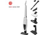 Aeg Akku-Hand-Und Stielstaubsauger "Hygienic 5000 AKKU-STAUBSAUGER (AS52H212XN)", Weiß (Shell Weiß), B:14Cm H:110,5Cm T:25,5Cm, Akkusauger, 2In1, Leise 79 Db(A), 58 % Recyclingmaterial, Bis Zu 50 Min. Laufzeit
