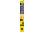 Insektenschutz-Fensterrahmen Schellenberg "Premium FüR Bodentiefe Fenster", Weiß (Rahmen: Grau Gewebe: Anthrazit), B:120Cm H:240Cm, Insektenschutzgitter, Fliegengitter Mit Rahmen Aus Aluminium, Anthrazit, Weiß, 120 X 240 Cm