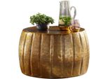 Wohnling WL5.504 Couchtisch Jamal Gold 60 Cm X 60 Cm X 36 Cm